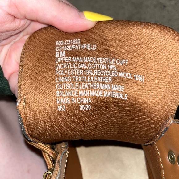 Cliffs brown ankle hiking boots - size 8 womens - Picture 5 of 8